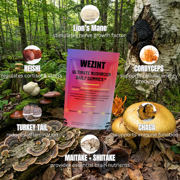 Wezint™ Ultimate Mushroom Daily Gummies